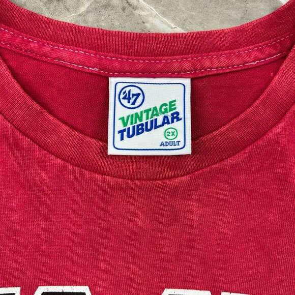 47 Brand Ohio State Graphic Tee Mens 2XL XXL Vintage Tubular Buckeyes Dead Stock - Picture 6 of 10